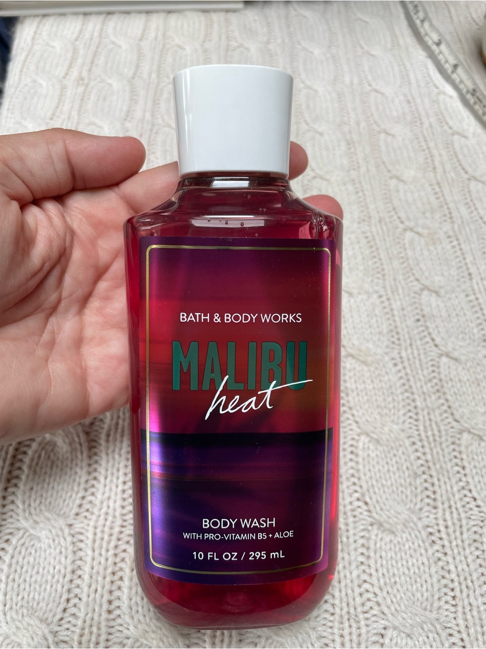 NWT Bath & Body Works BBW Malibu Heat Body Wash 10 oz new unused